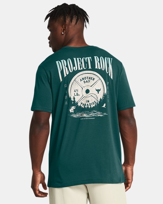 Men's Project Rock Day Graphic Short Sleeve in Blue image number 1